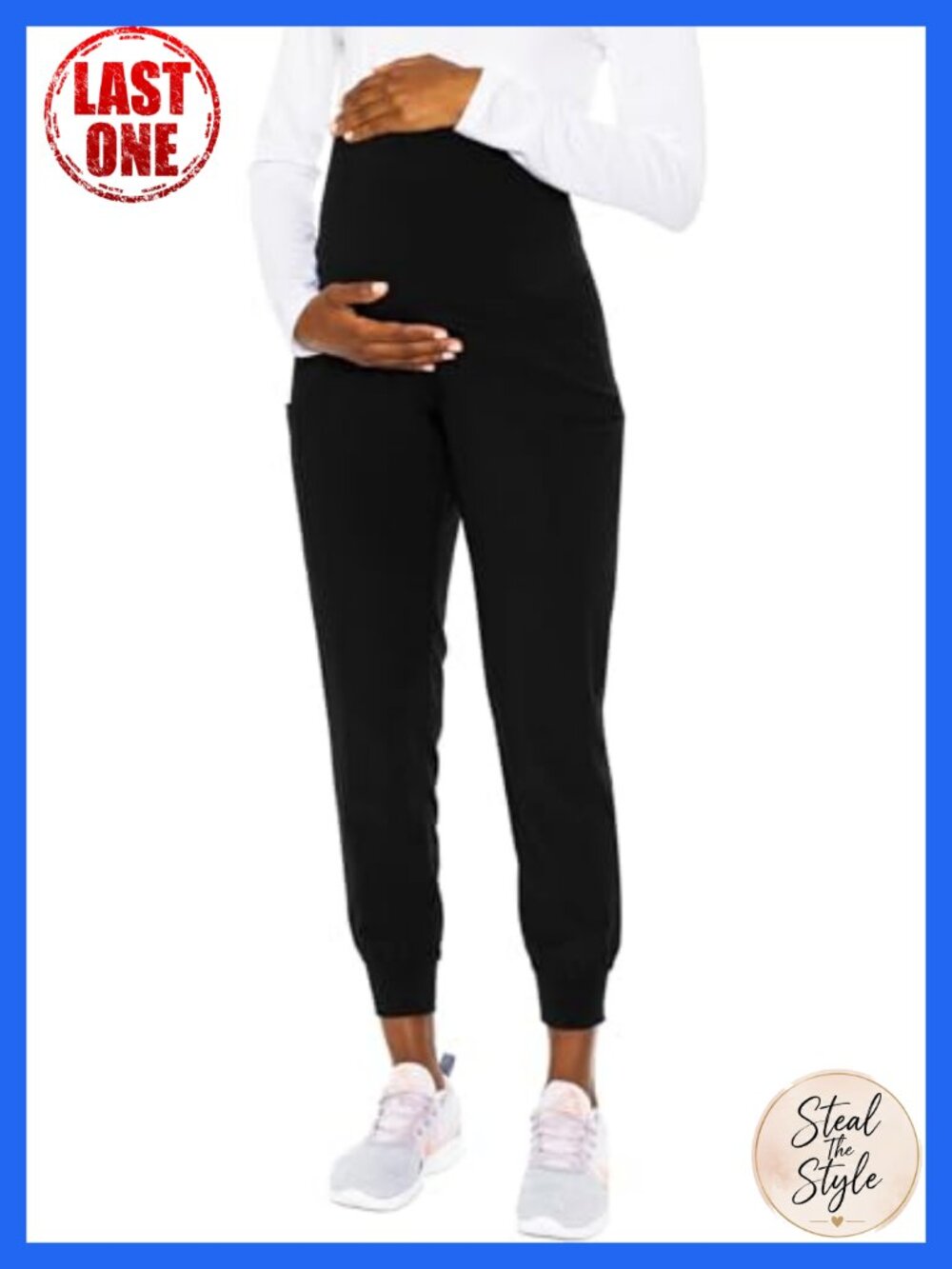 Maternity Jogger Scrub Pants High Rise 4 Pocket